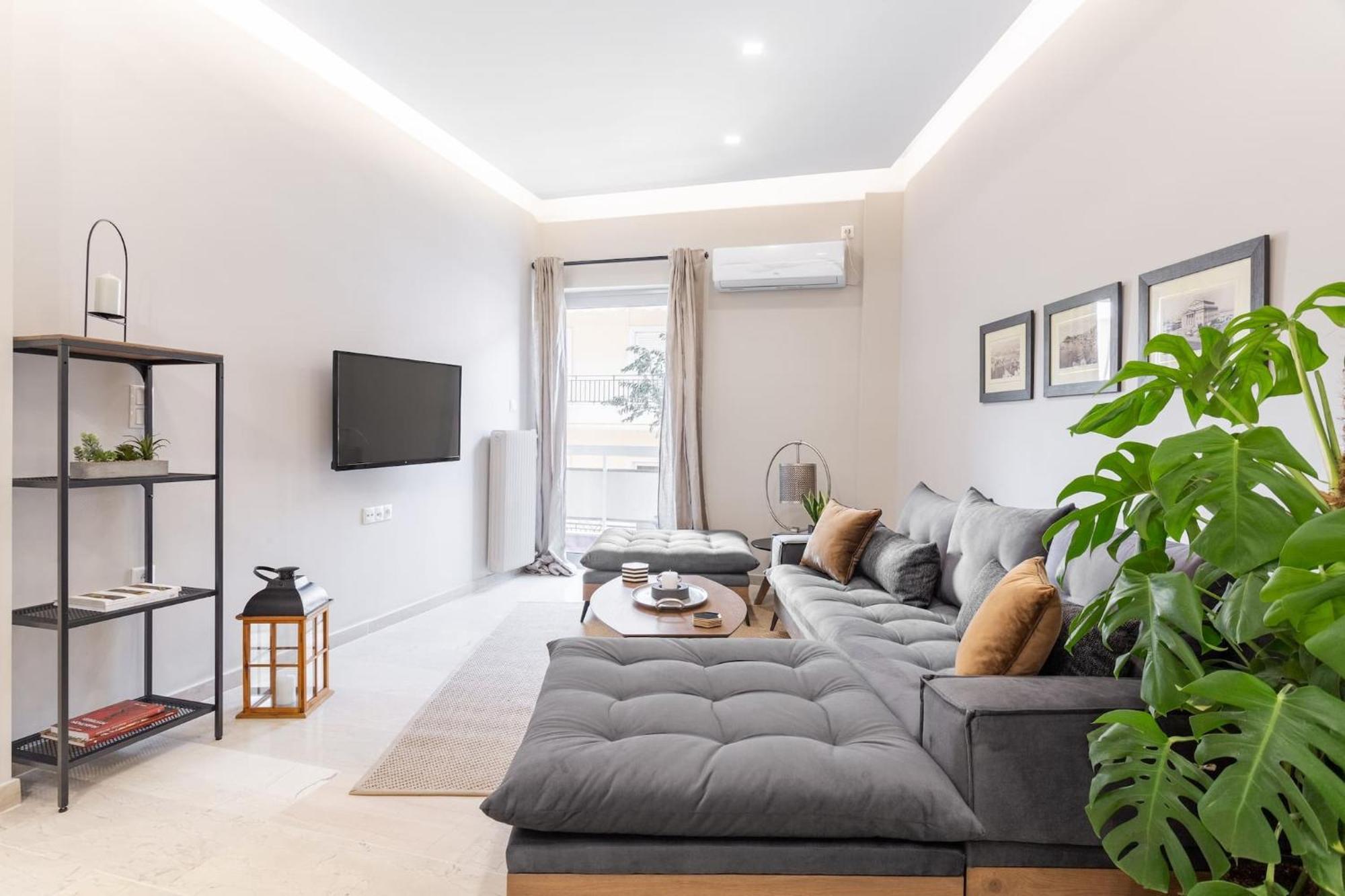 Deluxe 3-Bdrm Urban-Industrial Apt At Acropolis Atenas Exterior foto